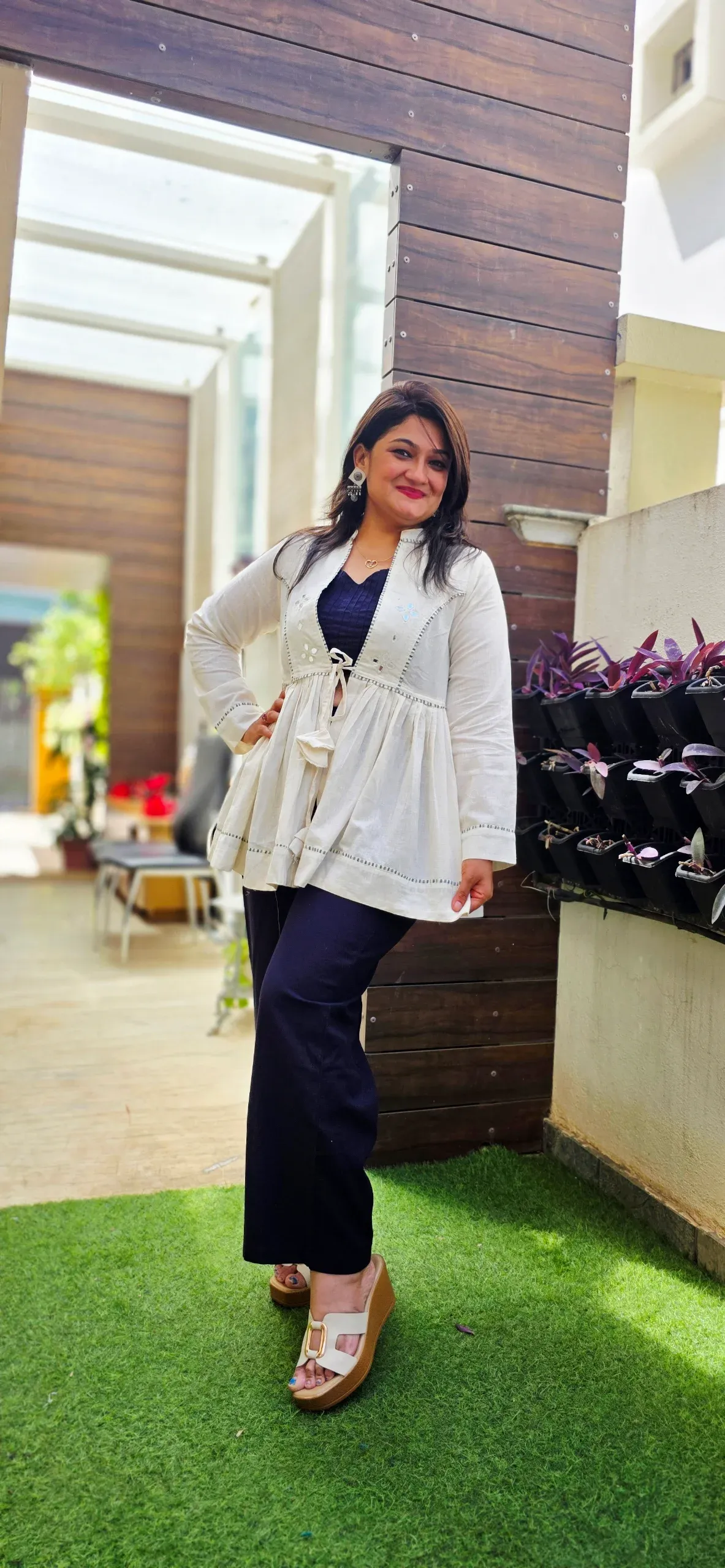Cream Jacket Style Co-ord Set, photo 2