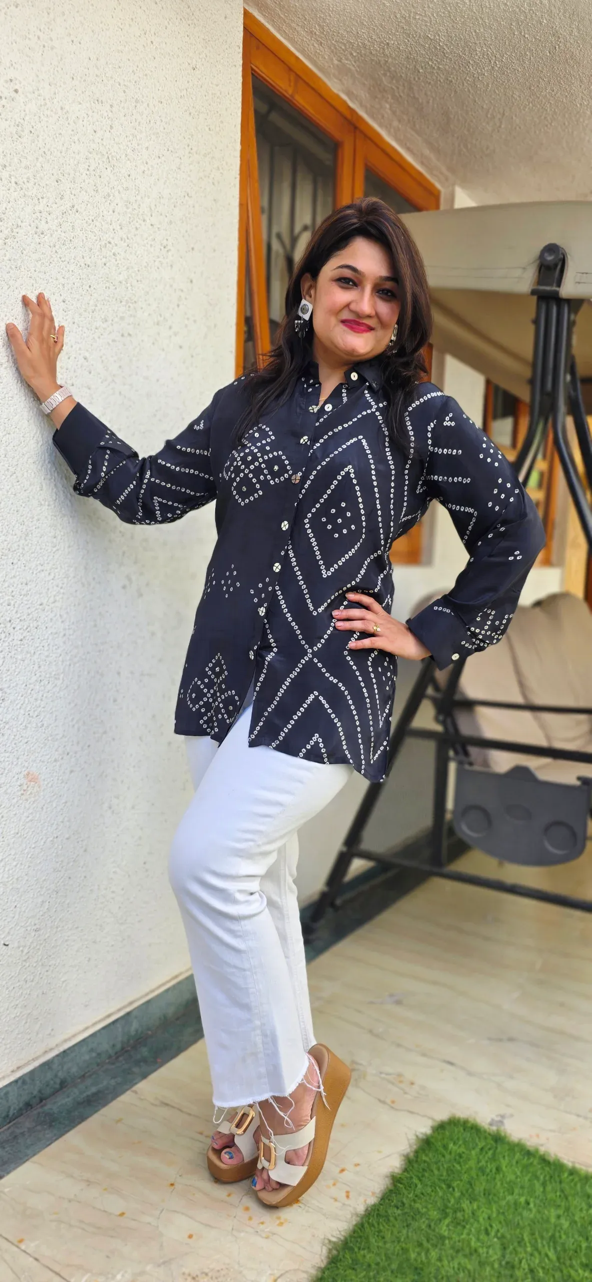 Black Bandhej Shirt, photo 2