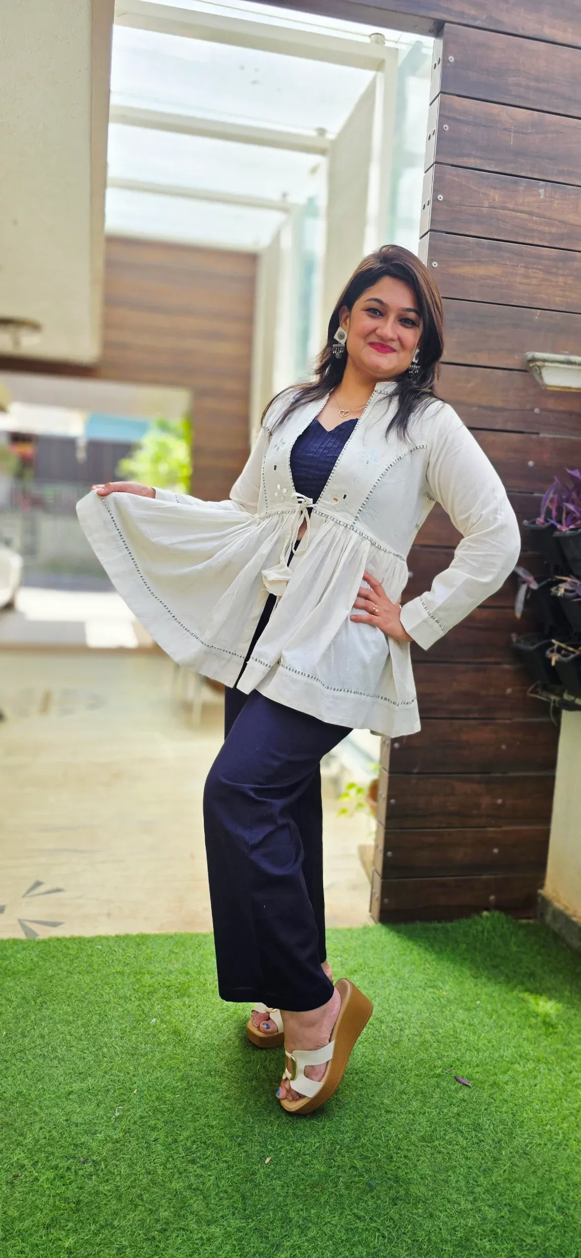 Cream Jacket Style Co-ord Set, photo 5
