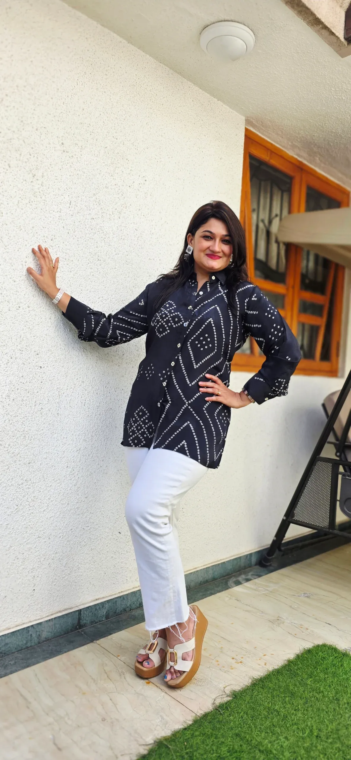 Black Bandhej Shirt, photo 3