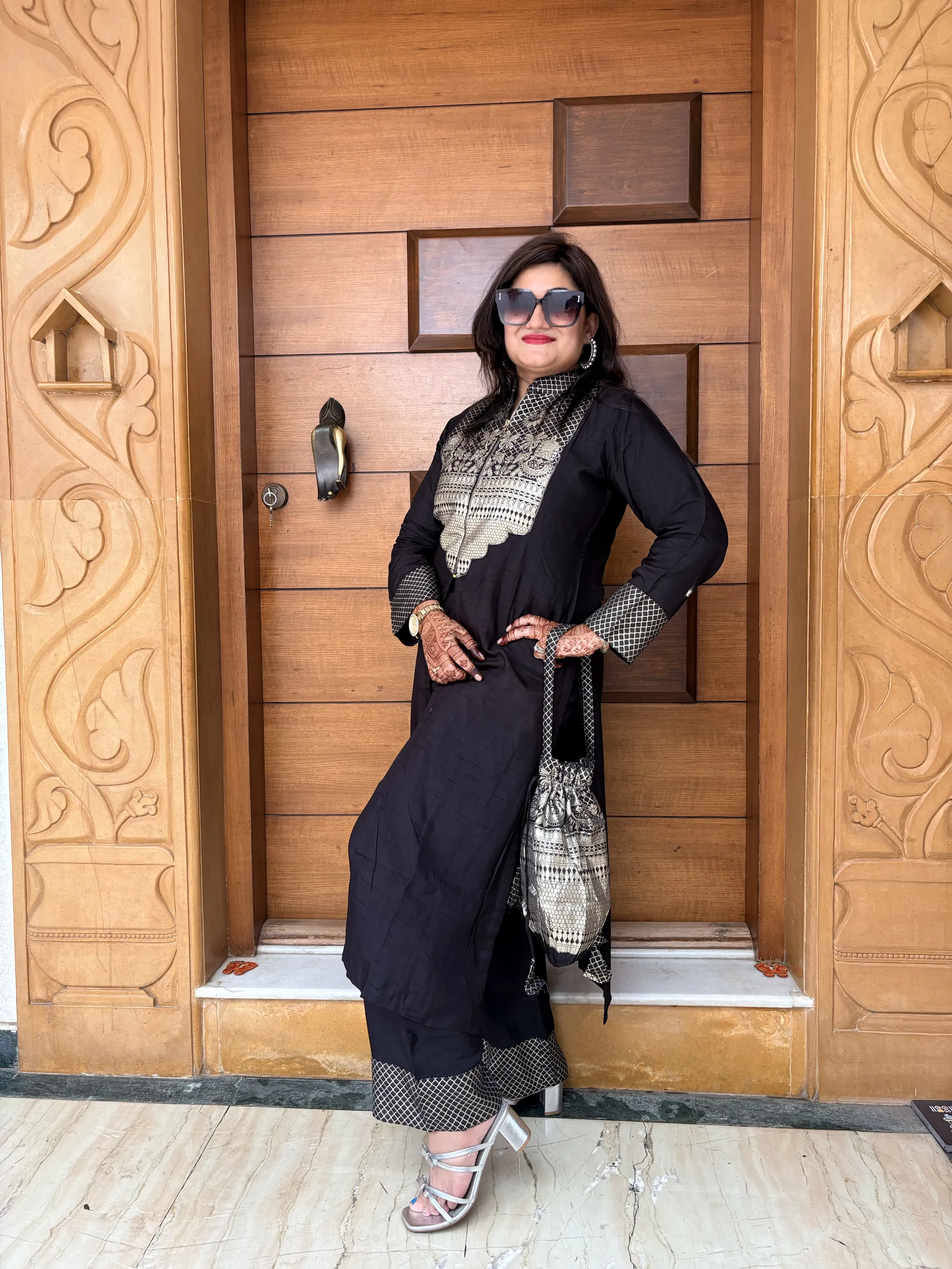 Black Potli Co-ord Set, photo 4