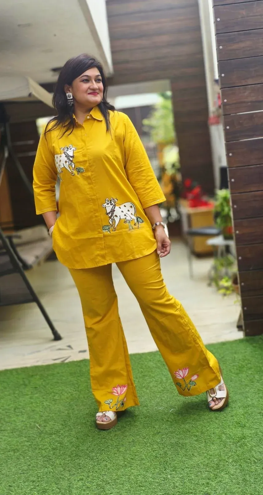 Mustard Cotton Co-ord Set, photo 3