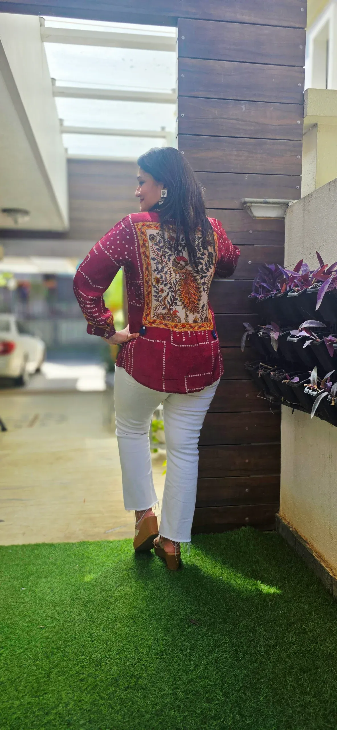 Maroon Back Printed Shirt, photo 12