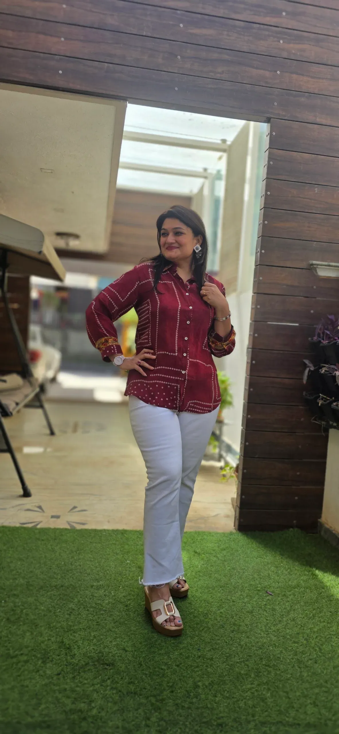 Maroon Back Printed Shirt, photo 10