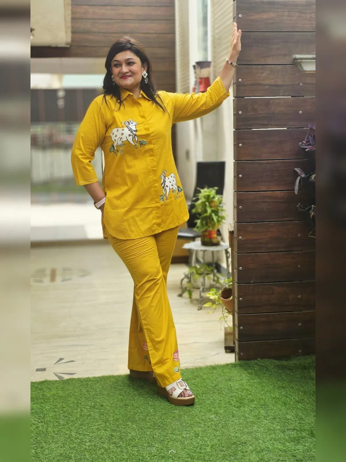 Mustard Cotton Co-ord Set, photo 2