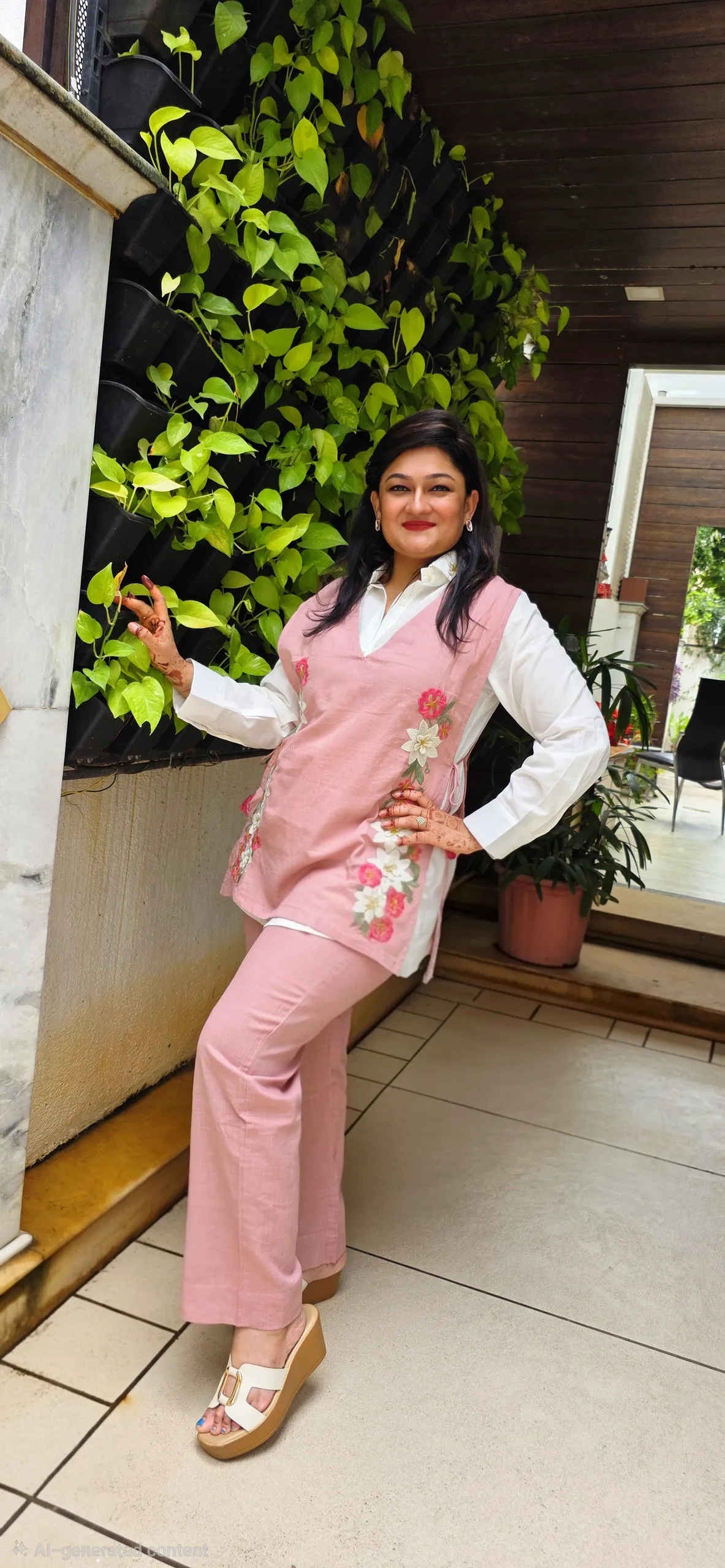 Pink Shirt Jacket Co-ord Set, photo 3