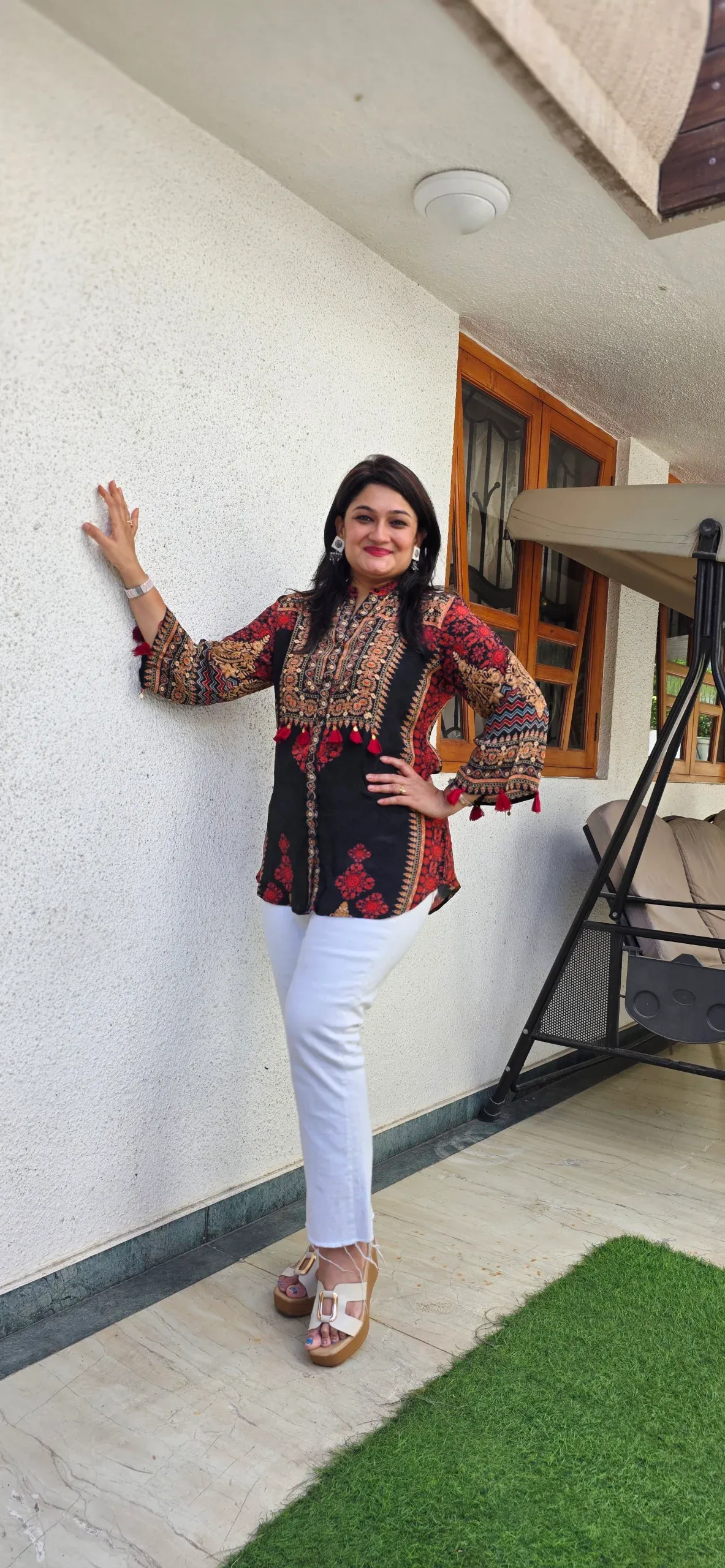 Black and Red Statement Shirt