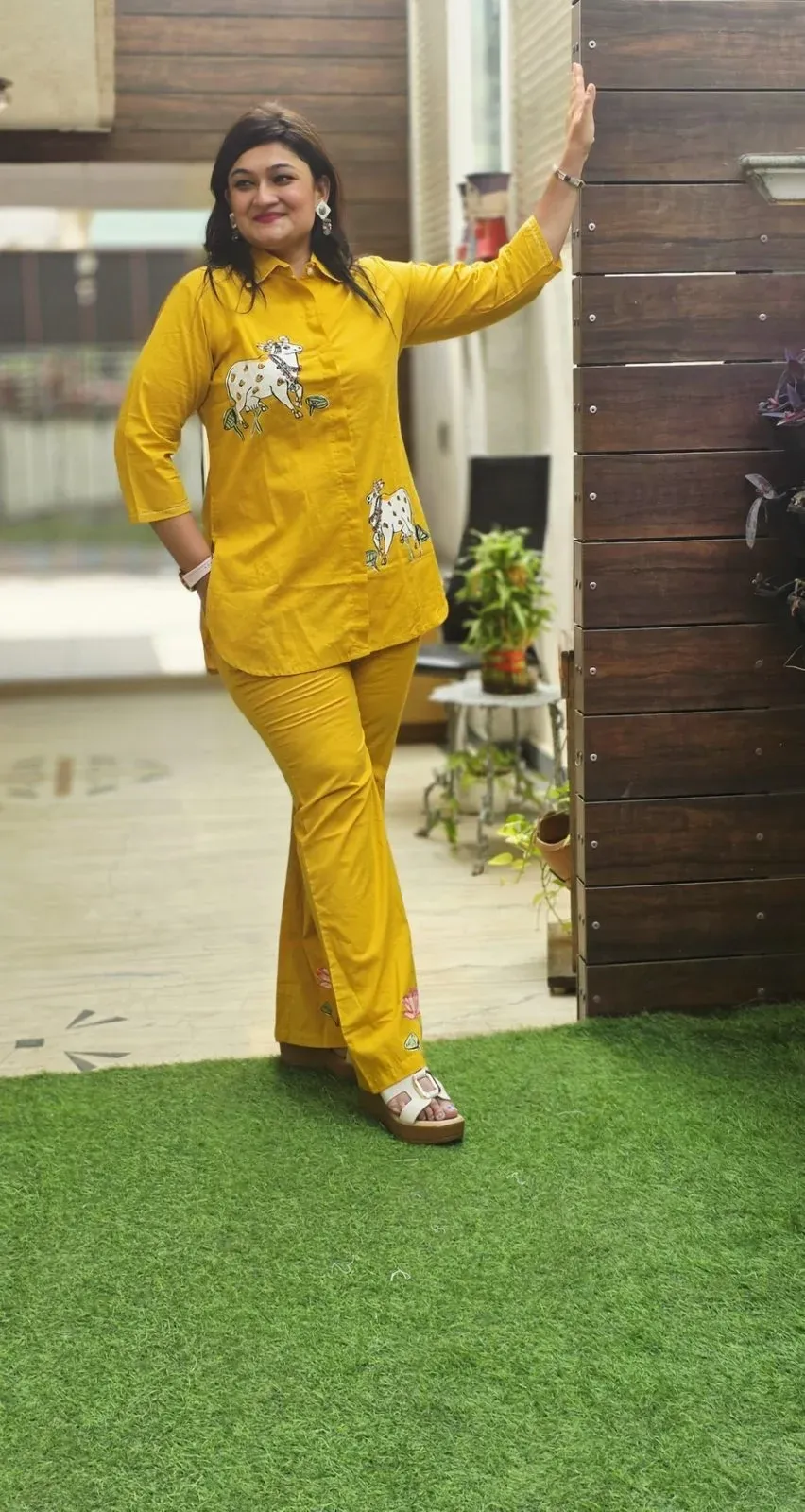 Mustard Cotton Co-ord Set, photo 2