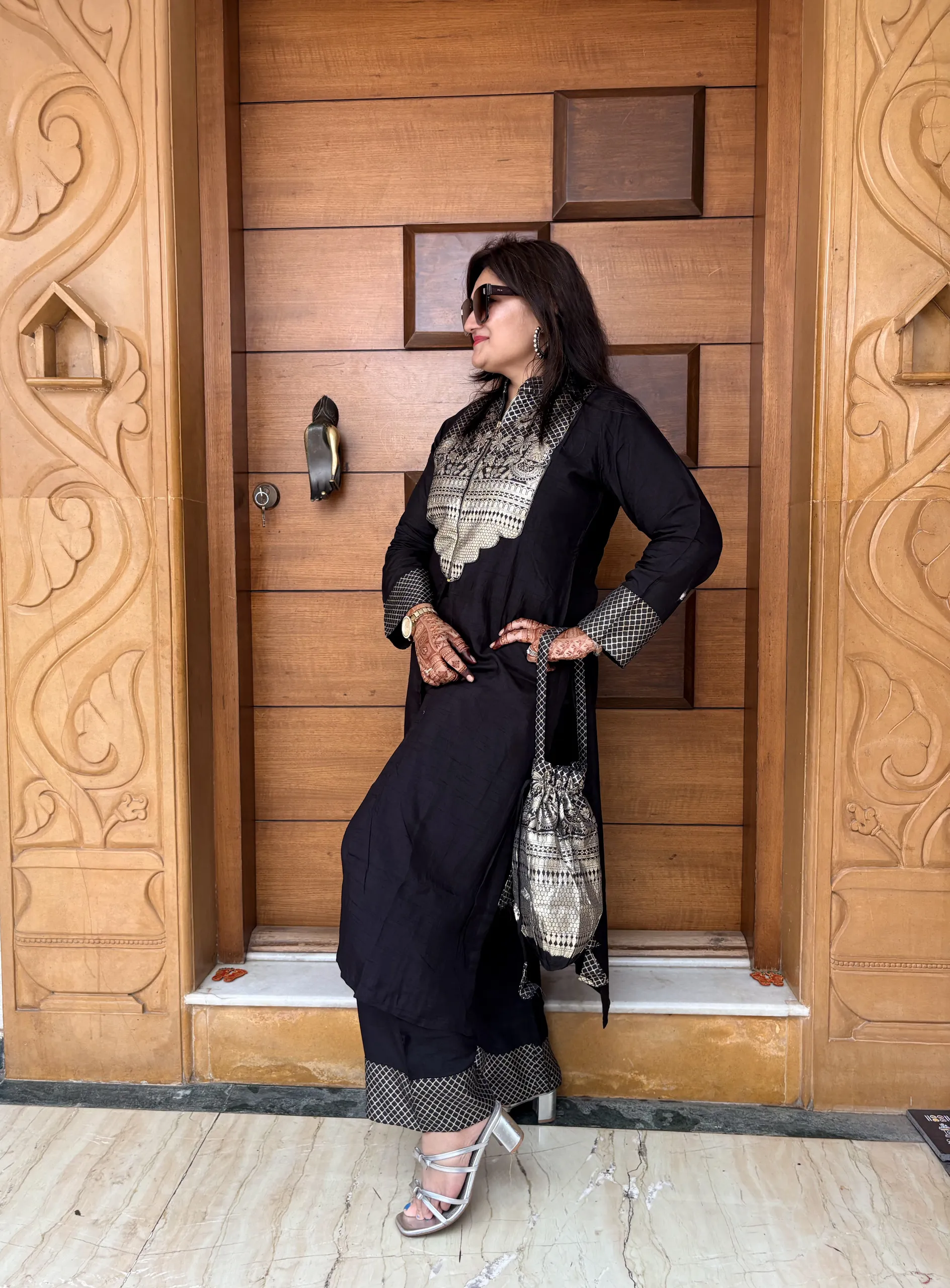 Black Potli Co-ord Set, photo 3