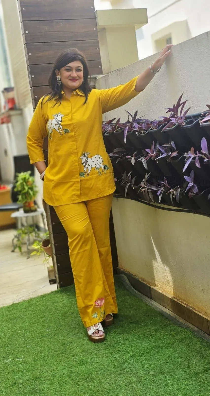 Mustard Cotton Co-ord Set, photo 5