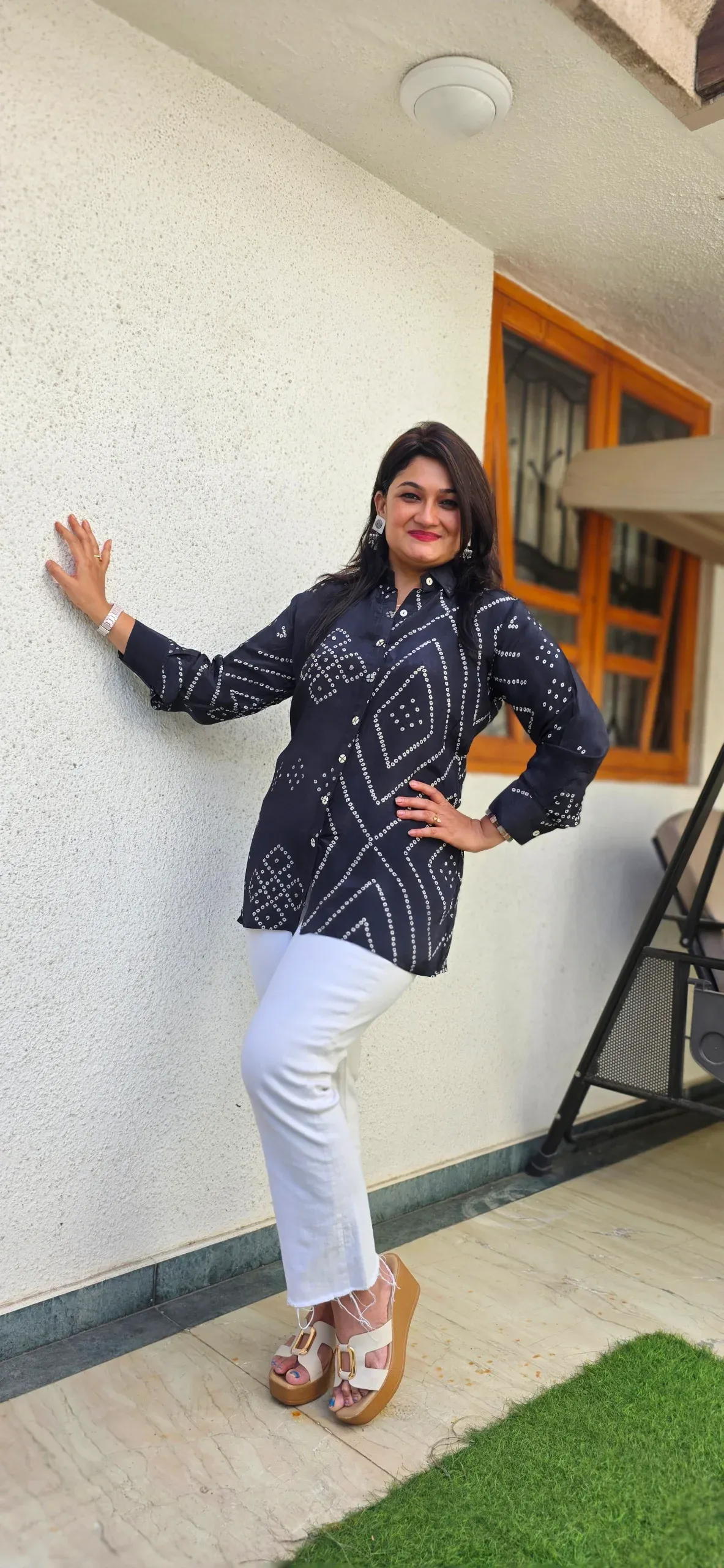 Black Bandhej Shirt, photo 4