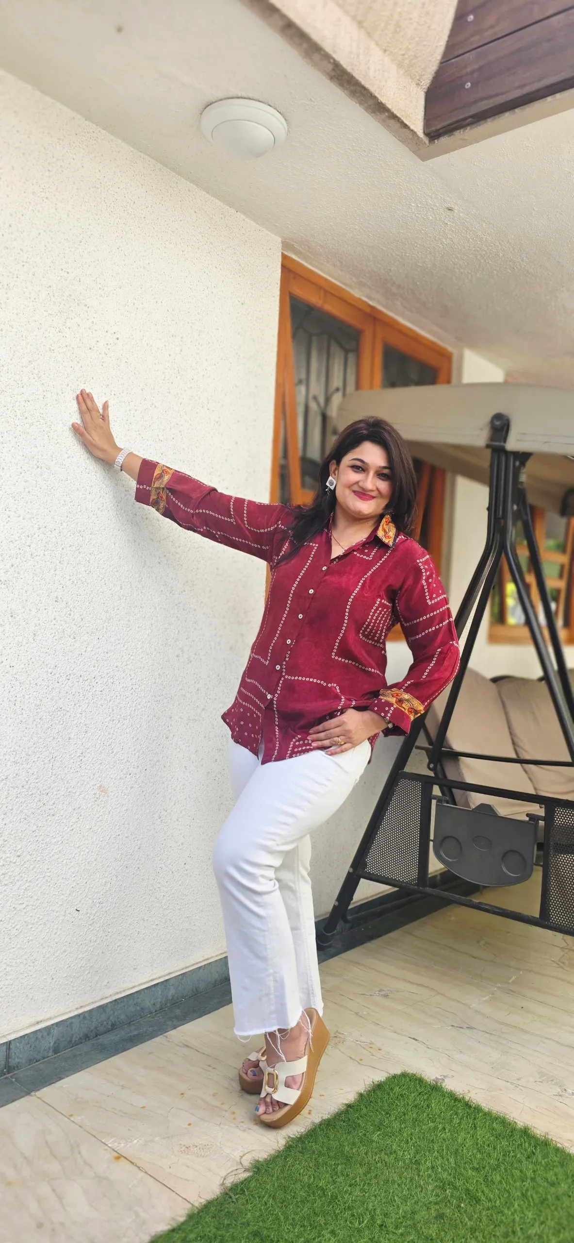 Maroon Back Printed Shirt, photo 15