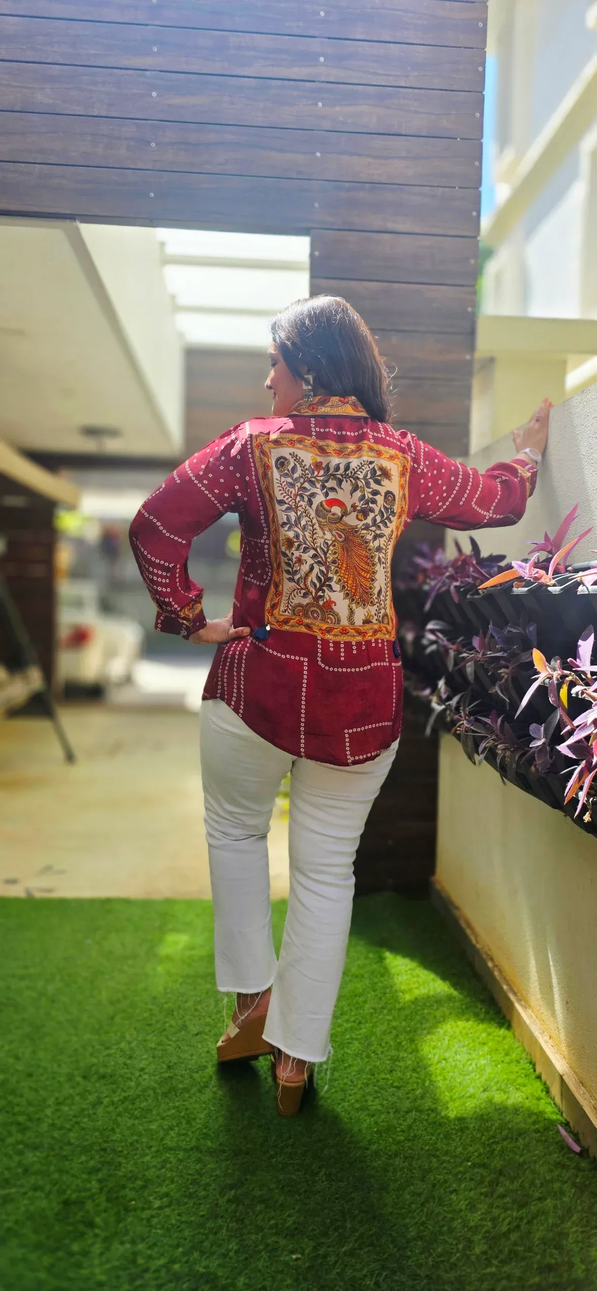 Maroon Back Printed Shirt, photo 13