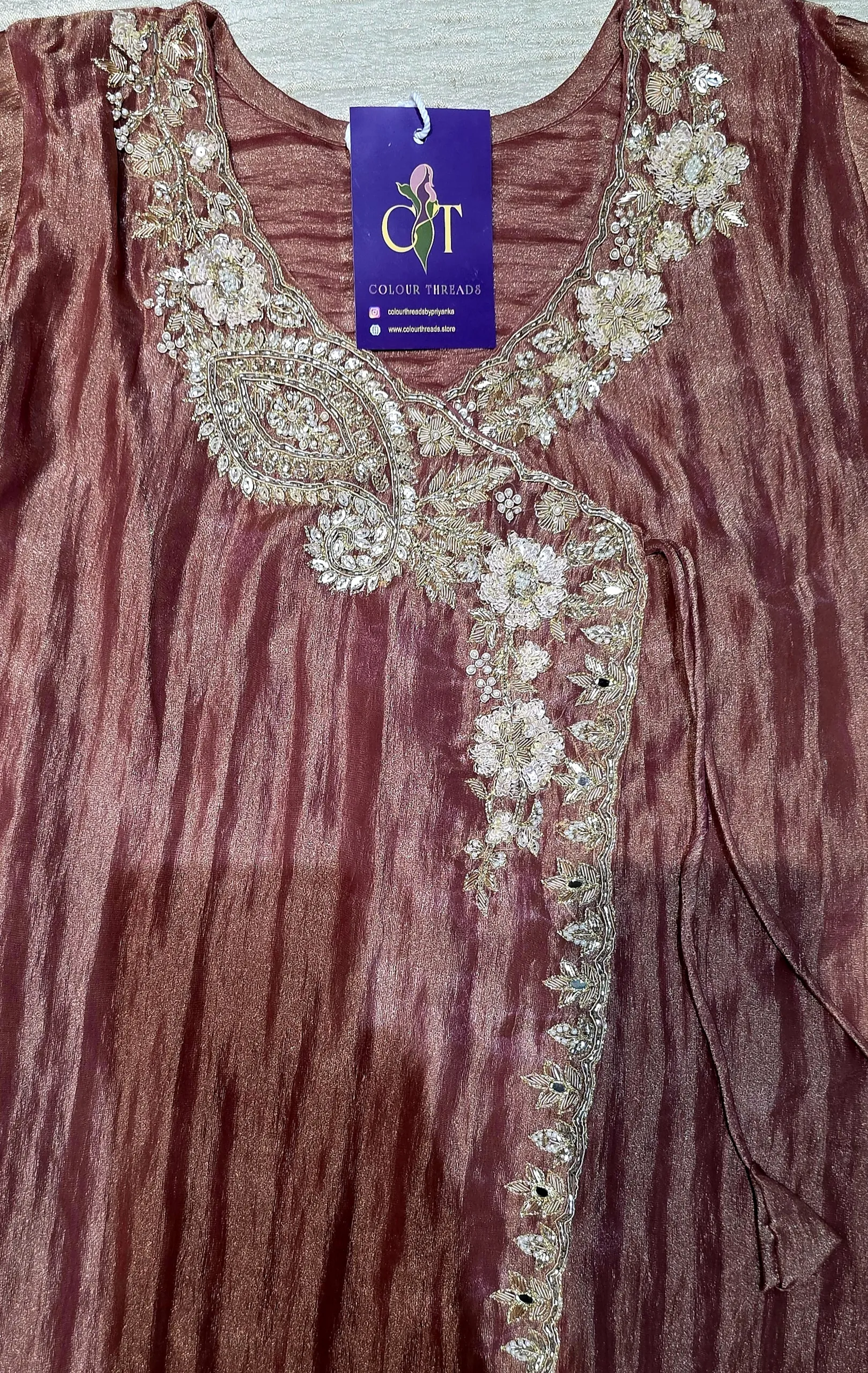 Onion Pink Pure Tissue Luxe Dress, photo 5