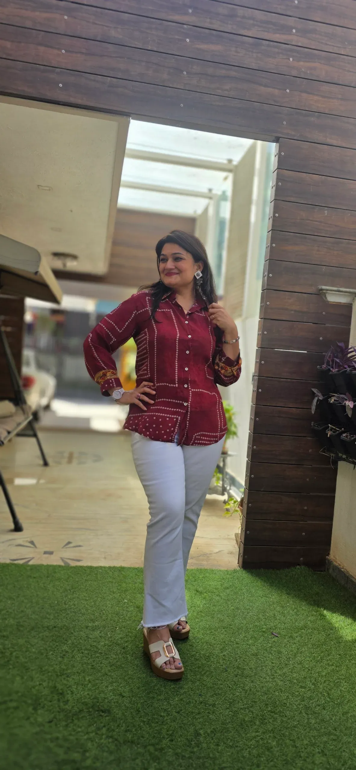 Maroon Back Printed Shirt, photo 11
