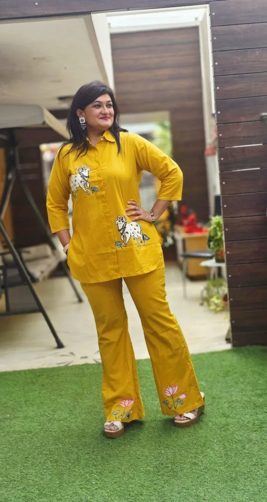 Mustard Cotton Co-ord Set, photo 4